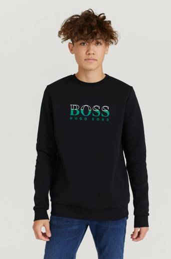 BOSS Sweatshirt Boss Logo Sweatshirt Svart
