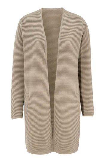 Cellbes Lång cardigan med fickor Beige
