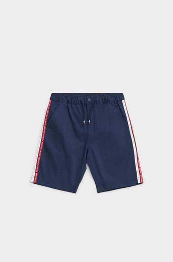 Tommy Hilfiger Badshorts Tommy Tape Pull On Short Blå