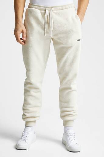 Les Deux Mjukisbyxor Duncan Pile Sweatpants Vit