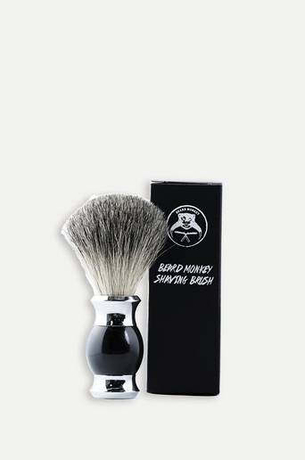 Beard Monkey Skäggvård Shaving Brush Grå
