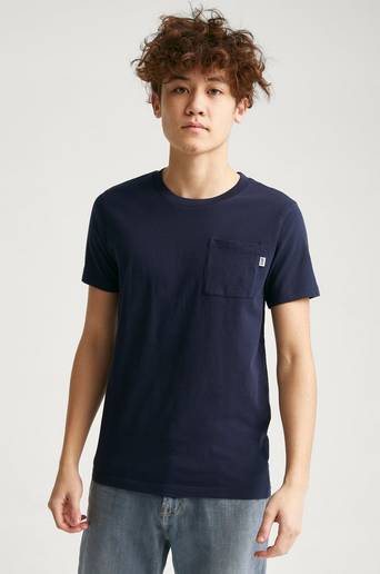 Scotch & Soda T-Shirts SS Blå