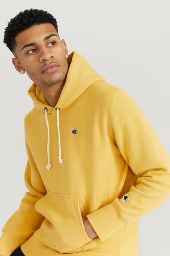 Champion Reverse Weave Hoodie Hooded Sweatshirt Gul