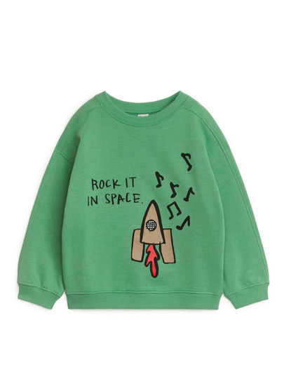 Printed Sweatshirt - Green