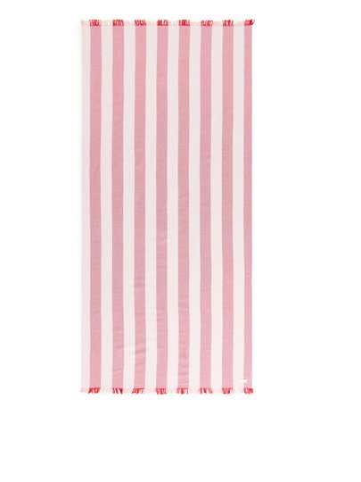Cotton Beach Blanket - Pink