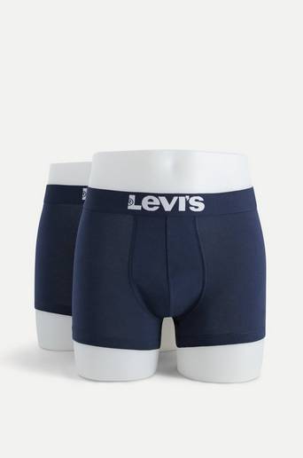 Levi's 2-Pack Kalsonger Levi's Men Solid Basic Trunk 2P Blå