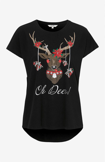 T-shirt med julmotiv