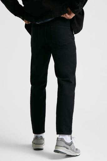 Studio Total Byxor Regular Tapered Twill Svart