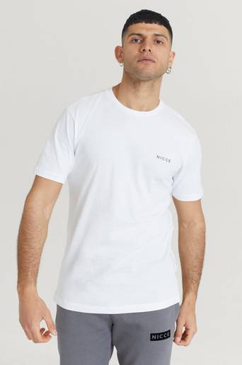 Nicce T-Shirt Nicce Chest Logo T-Shirt Vit