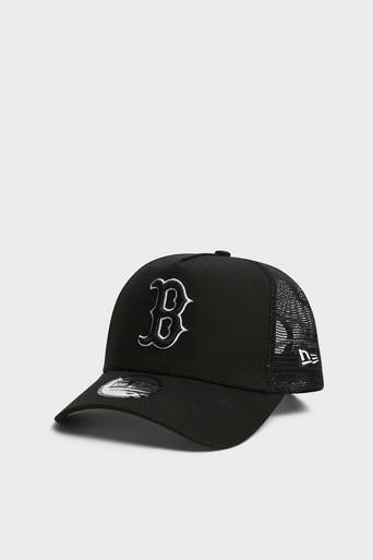 New Era Keps Tonal Mesh Trucker Bosred Svart
