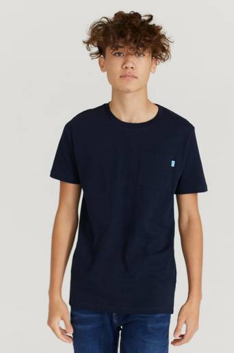 Scotch & Soda T-Shirt Chest Pocket T-Shirt Blå