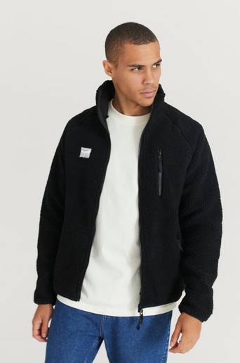Resteröds Fleecejacka Fleece Jacket Zip Svart