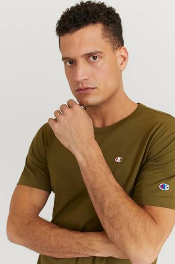 Champion T-Shirt Crewneck T-Shirt Grön