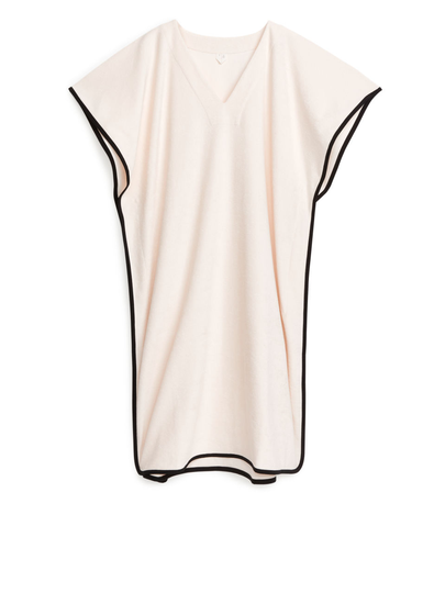 Cotton Towelling Tunic - Beige