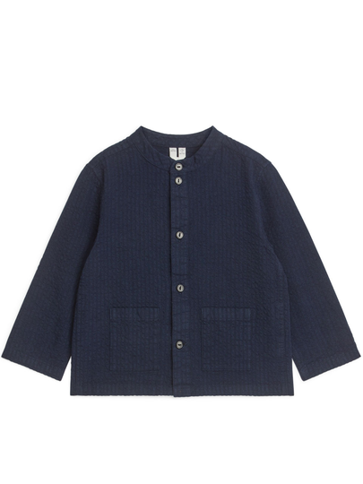 Seersucker Shirt - Blue