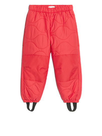 Padded Outdoor Trousers - Red
