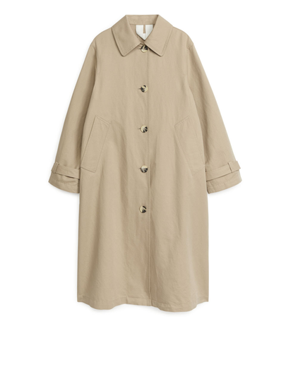 Cotton Linen Coat - Beige