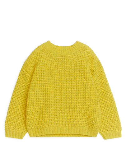 Wool Blend Jumper - Yellow
