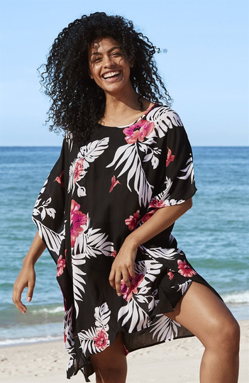 Blommig kaftan