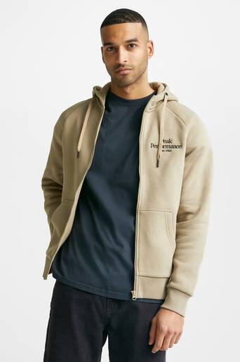 Peak Performance Hoodie M Original Zip Hood Natur