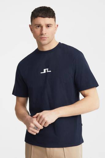 J.Lindeberg T-Shirt Darcy Printed T-Shirt Blå