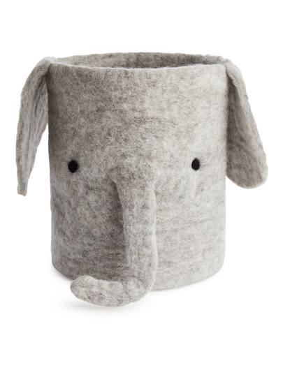 Afroart Elephant Storage - Grey