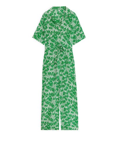 Floral Jumpsuit - Green