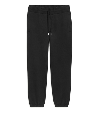 Organic and Recycled Cotton Sweatpants - Black
