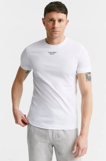 Calvin Klein T-Shirt Stacked Logo Tee Vit