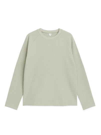 Active Waffle Long-Sleeved T-Shirt - Green