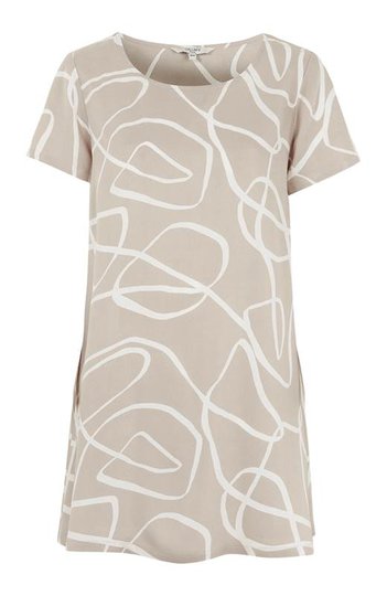 Cellbes Mönstrad tunika Beige Mönstrad