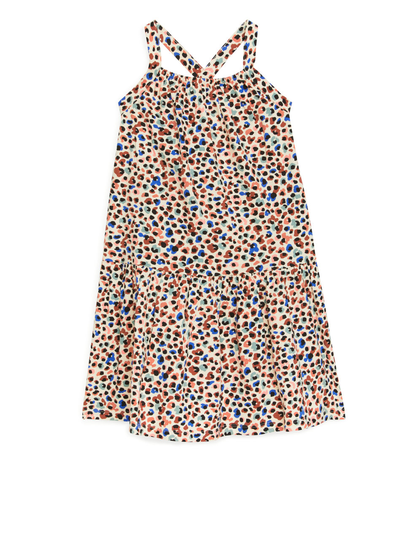 Jersey Strap Dress - Beige