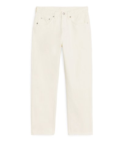 REGULAR Cropped Jeans - White