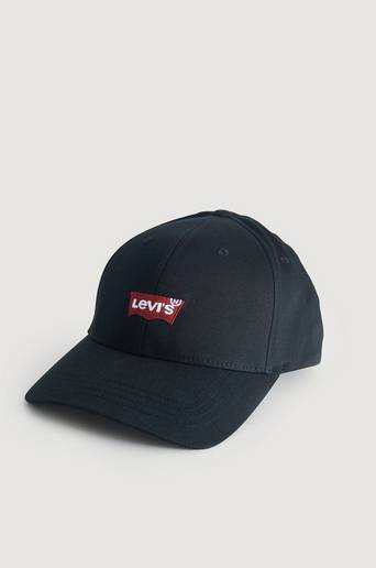 Levi's Keps Mid Batwing Flexfit Svart