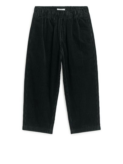 Corduroy Trousers - Black