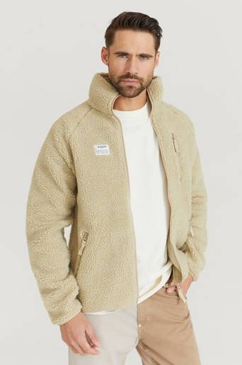 Resteröds Fleecejacka Fleece Jacket Zip Beige
