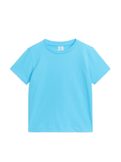 Crew-Neck T-shirt - Turquoise