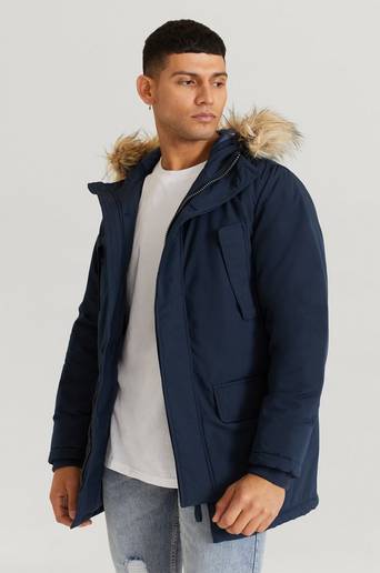 Studio Total Parkas Edwin Parka II Blå