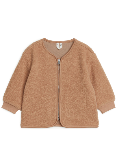 Lightweight Pile Jacket - Orange