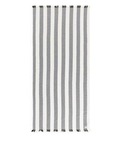 Cotton Beach Blanket - Black