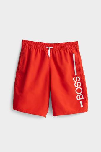 BOSS Badshorts Röd