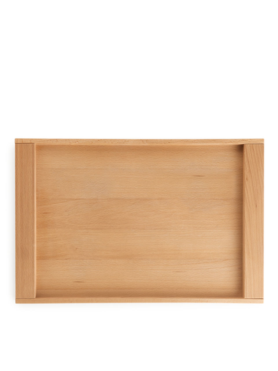 Wooden Tray - Beige
