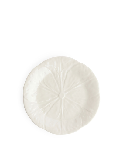 Bordallo Pinheiro Cabbage Plate 19 cm - White