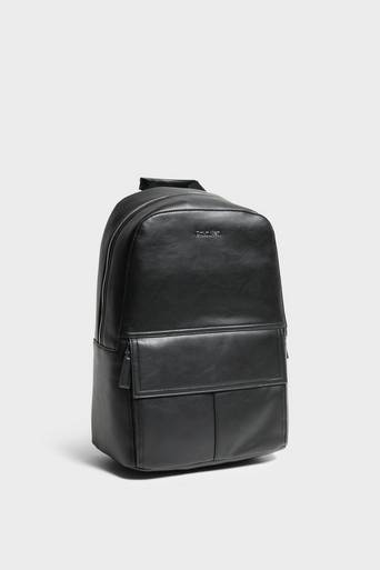 Calvin Klein Ryggsäck Utility Napa Flap Pckt BP Svart