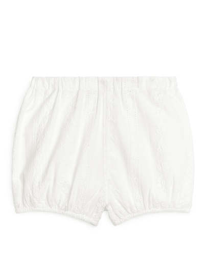 Broderi Anglaise Bloomers - White