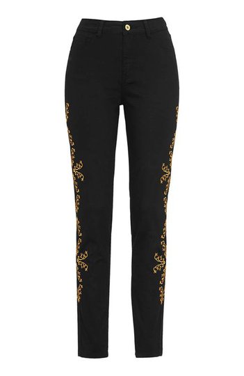 Cellbes Jeans med broderi Svart