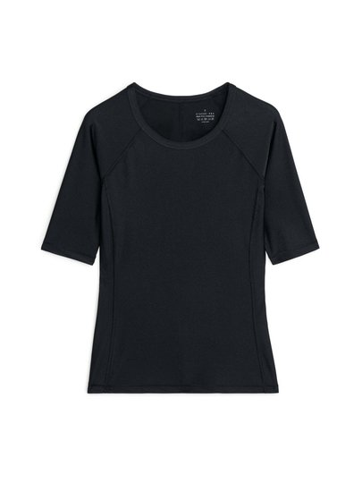 High-Shine T-Shirt - Black