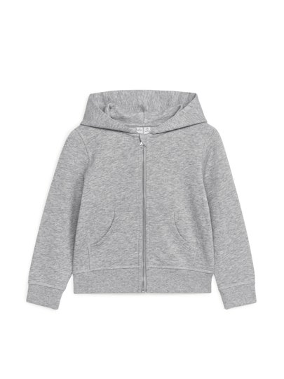 Zip Hoodie - Grey