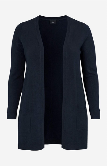 Finstickad cardigan