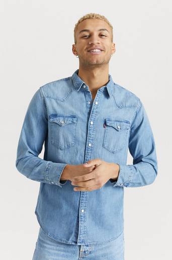 Levi's Skjorta Barstow Western Standard Red C Blå
